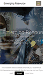 Mobile Screenshot of emergingresource.org
